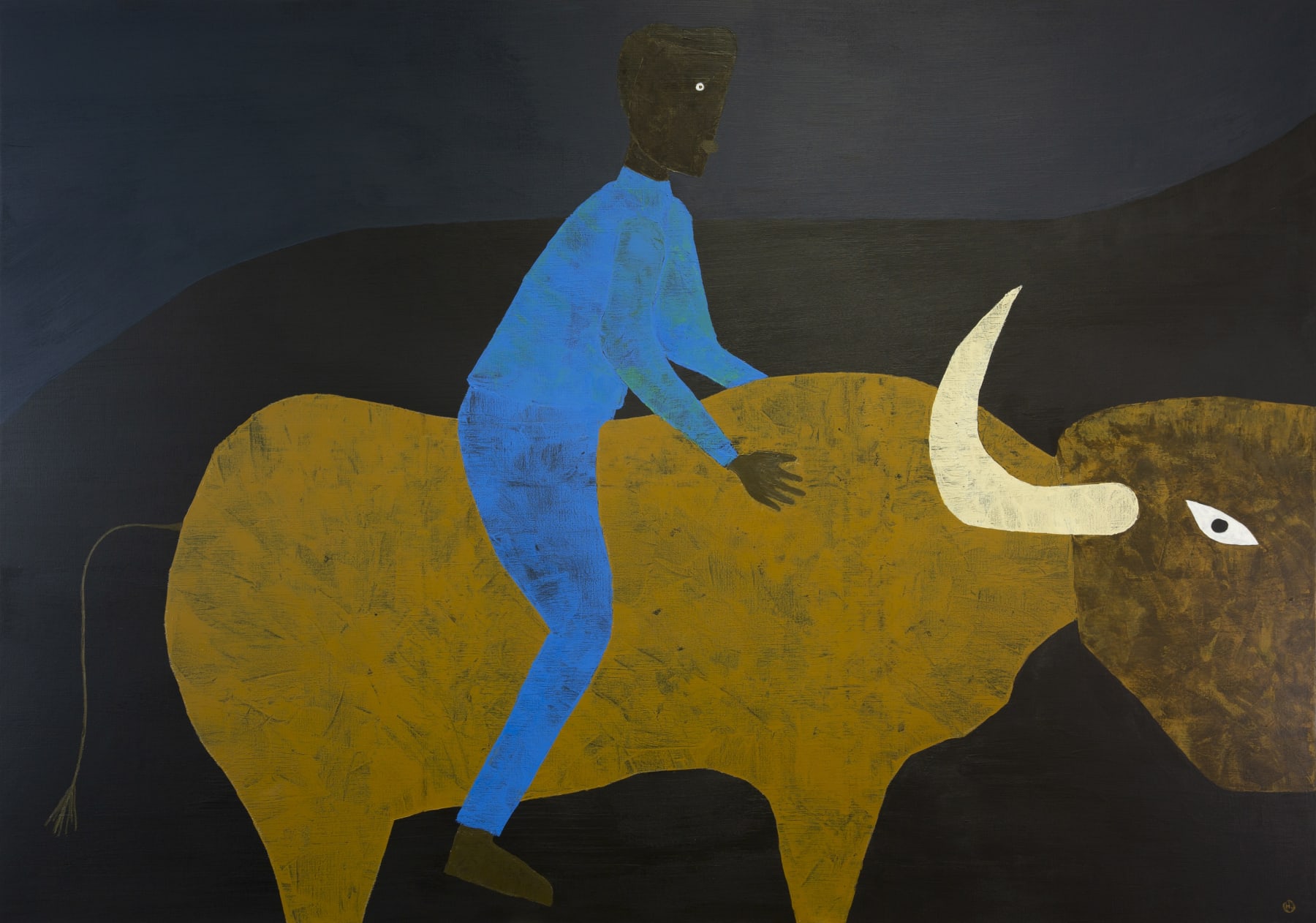 Raging Bull Acrylic on Canvas 162 x 114cm $16,500.00 SOLD