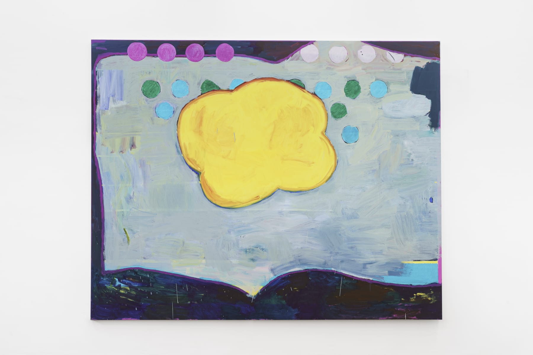Bruno Dunley, Yellow cloud, 2022