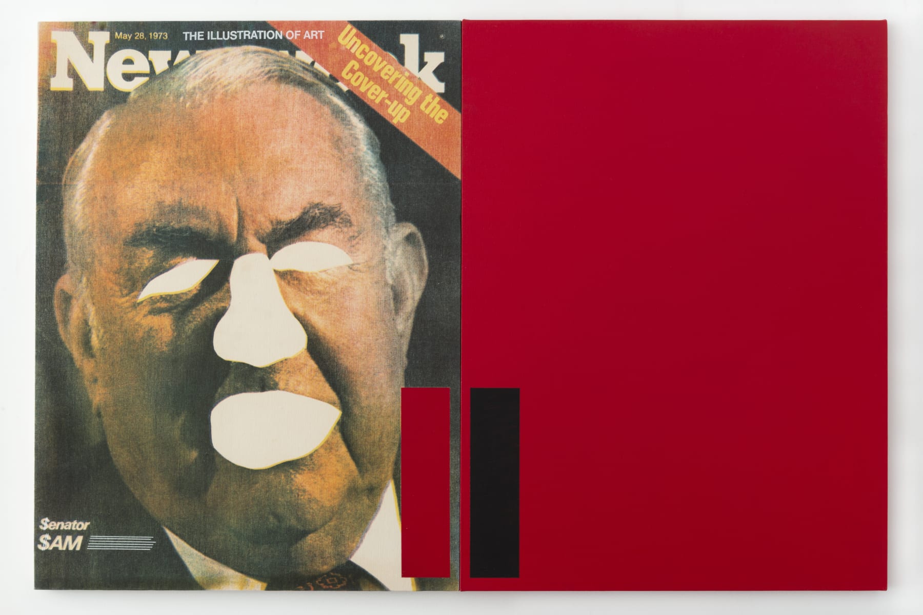Antonio Dias, The Illustration of Art / Uncovering the Cover-Up, 1973