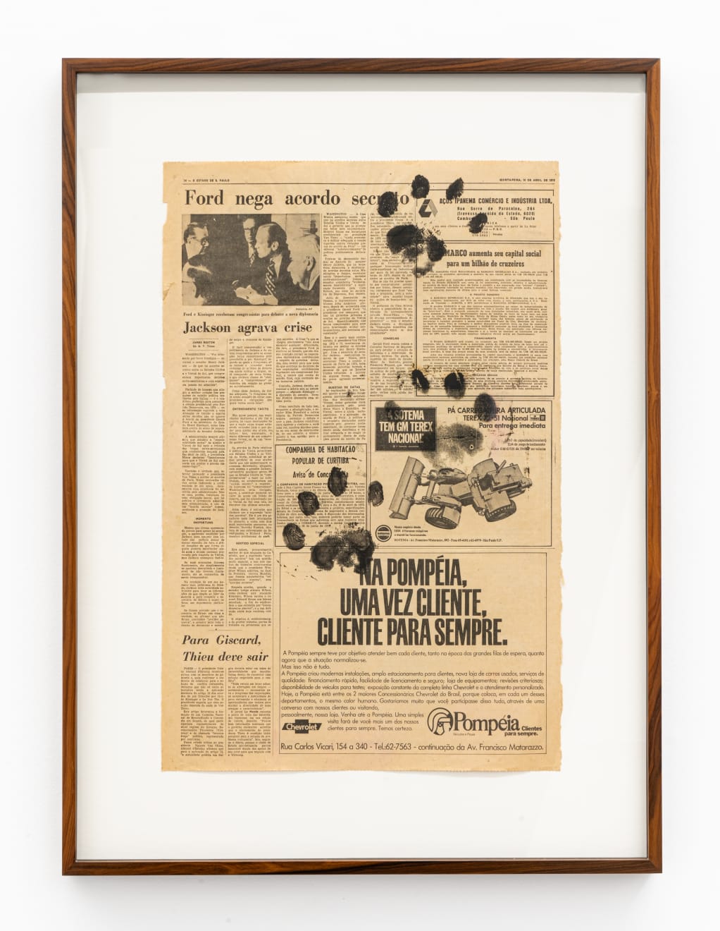 Amelia Toledo, Panther’s Paw Print, 1975