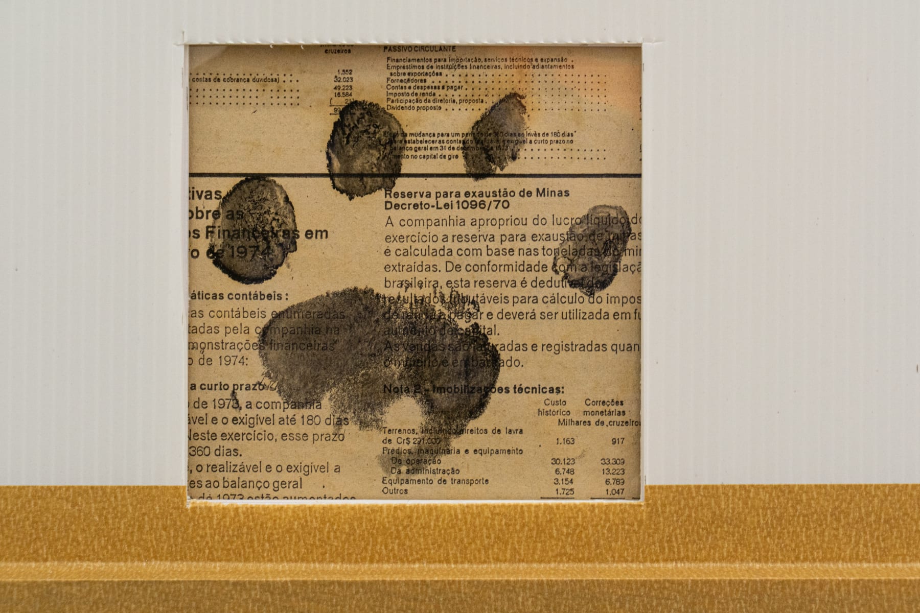 Amelia Toledo, Panther’s Paw Print, 1975