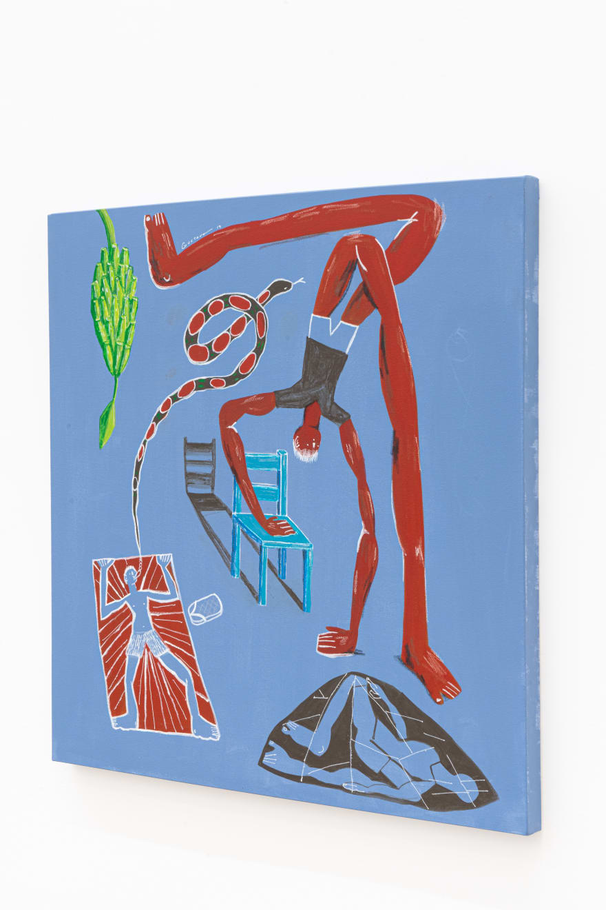 Gustavo Caboco, Pedra Sopro Movimento, from bananeiras series, 2019