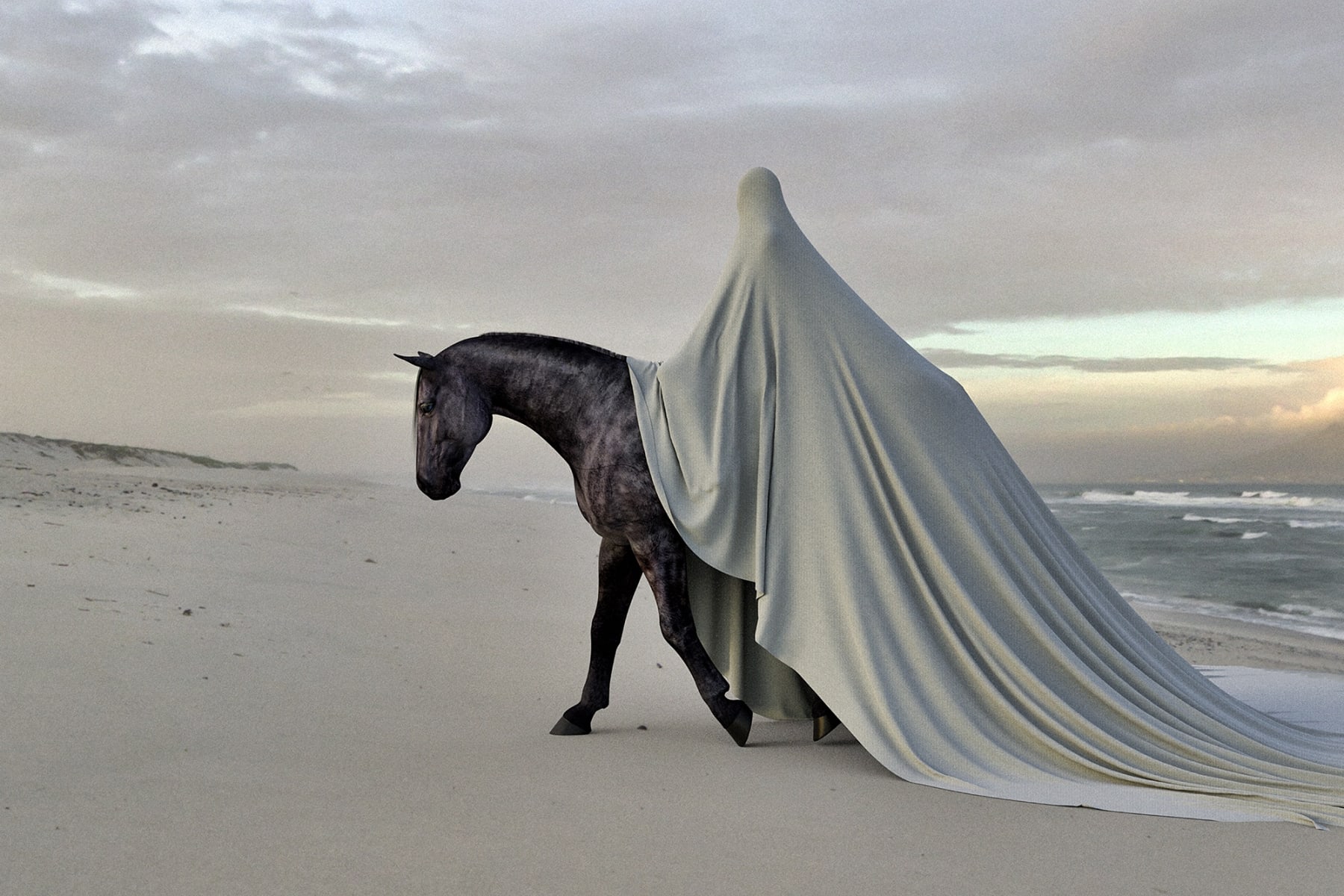 GRÉGOIRE A. MEYER, WHEN THE DRAPE FALLS , 2020