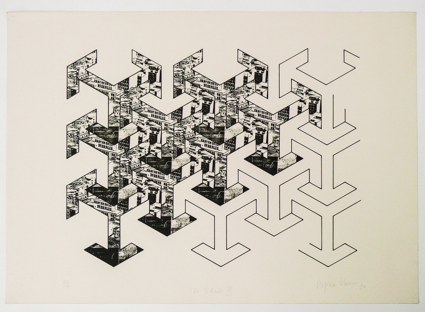 Regina Silveira, Re Cidade III, 1980