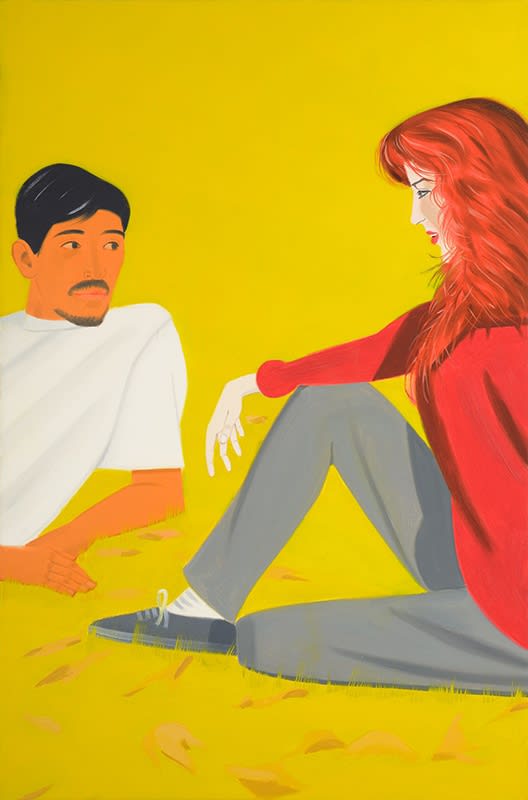 Alex Katz, ¨Ena and Roberto¨, 1988