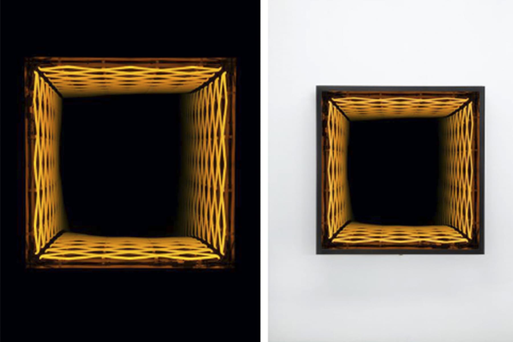 Iván Navarro, “Diamond (Yellow)