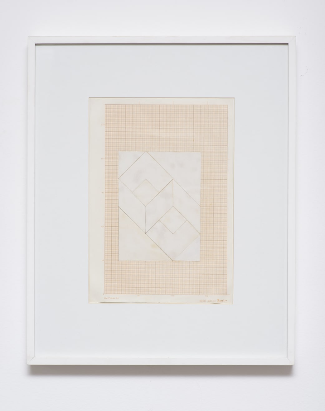 Geraldo de Barros, Sem título, estudo para quadro laminado de plástico, c.1980