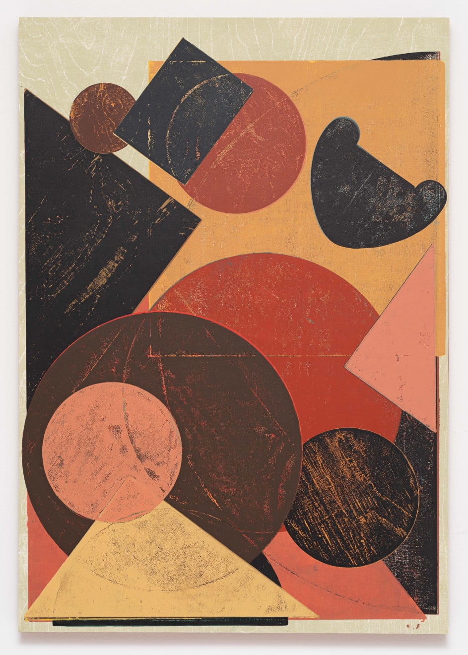 Raphaël Zarka, “Gnomonic wood”, 2025