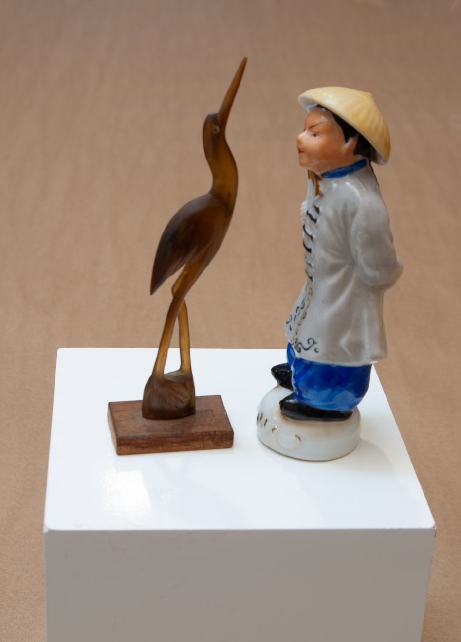Liliana Porter, “Encounter with bird”, 2024