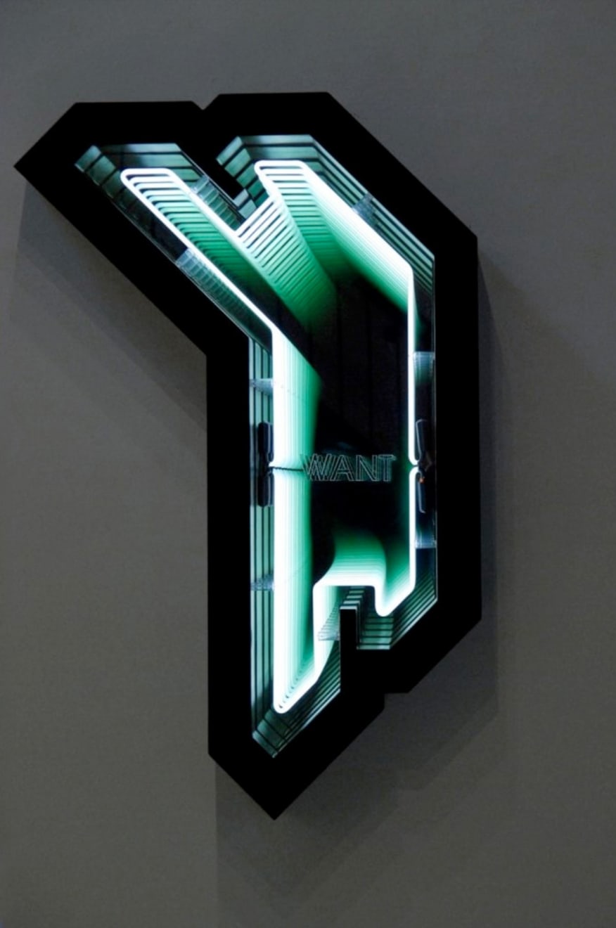 Iván Navarro, “Want (Citic Plaza)”, 2011