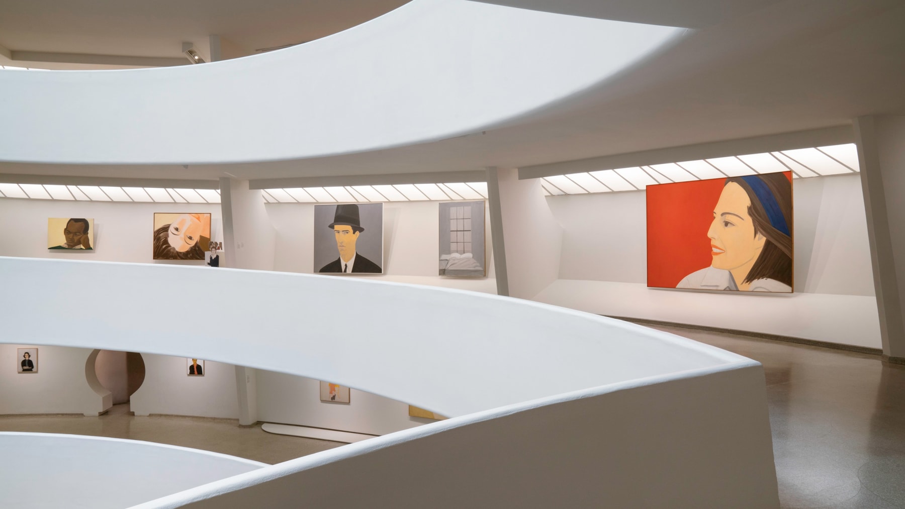Alex Katz, Exhibition view of ¨Alex Katz: Gathering¨, 2022