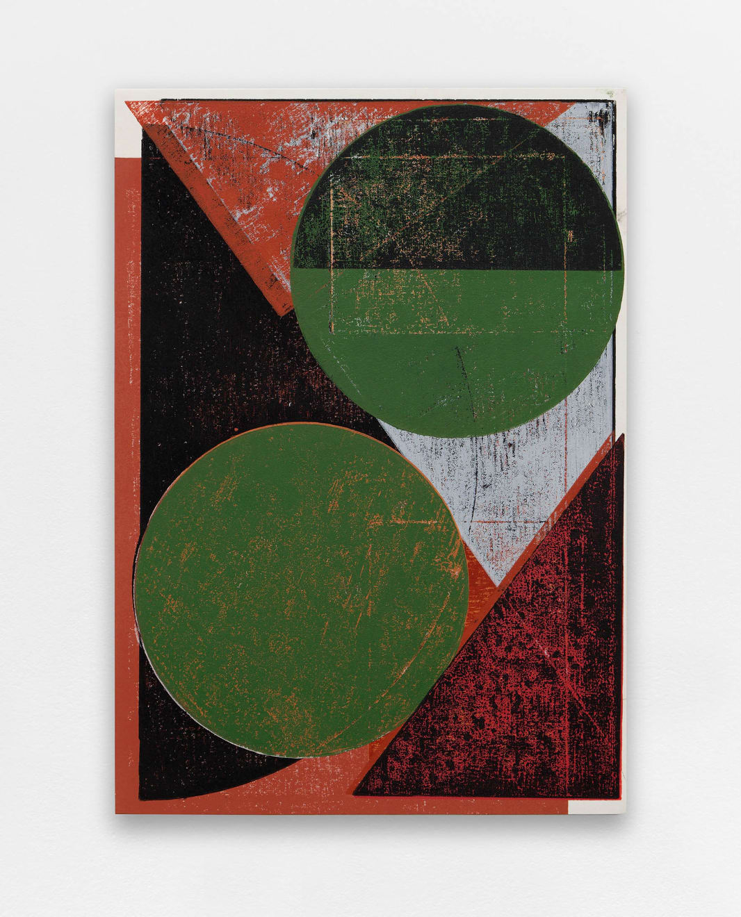 Raphaël Zarka, “Gnomonic woods #34” , 2023