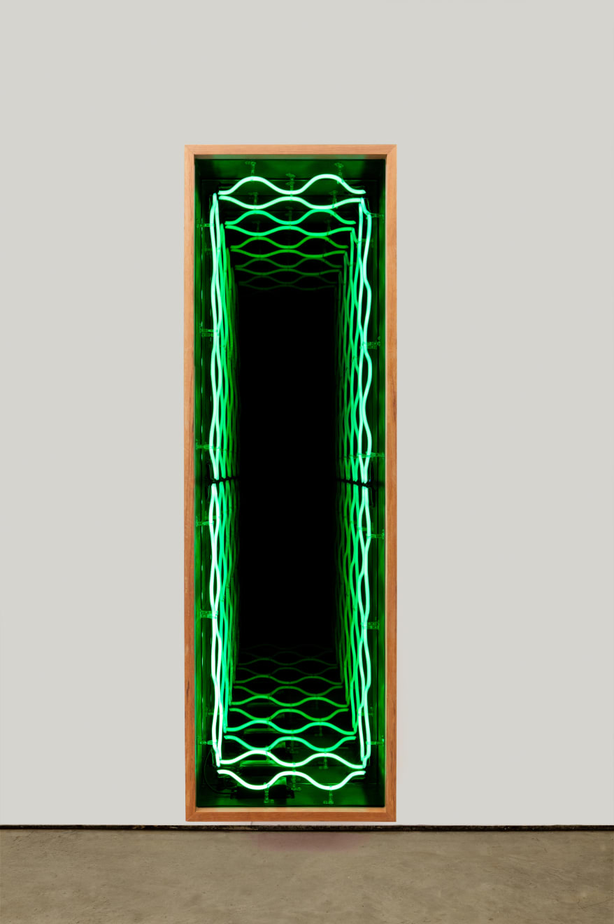 Iván Navarro, Onda (Verde) | Wave (Green), 2020