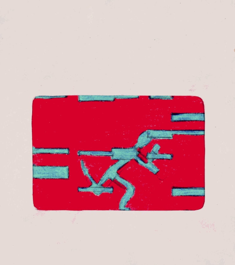 Analivia Cordeiro, 0°‹—›45° version I Scene and costume sketch II Possibility 2, 1974