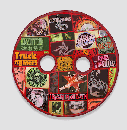 Leda Catunda, ¨Botão II¨, 2014