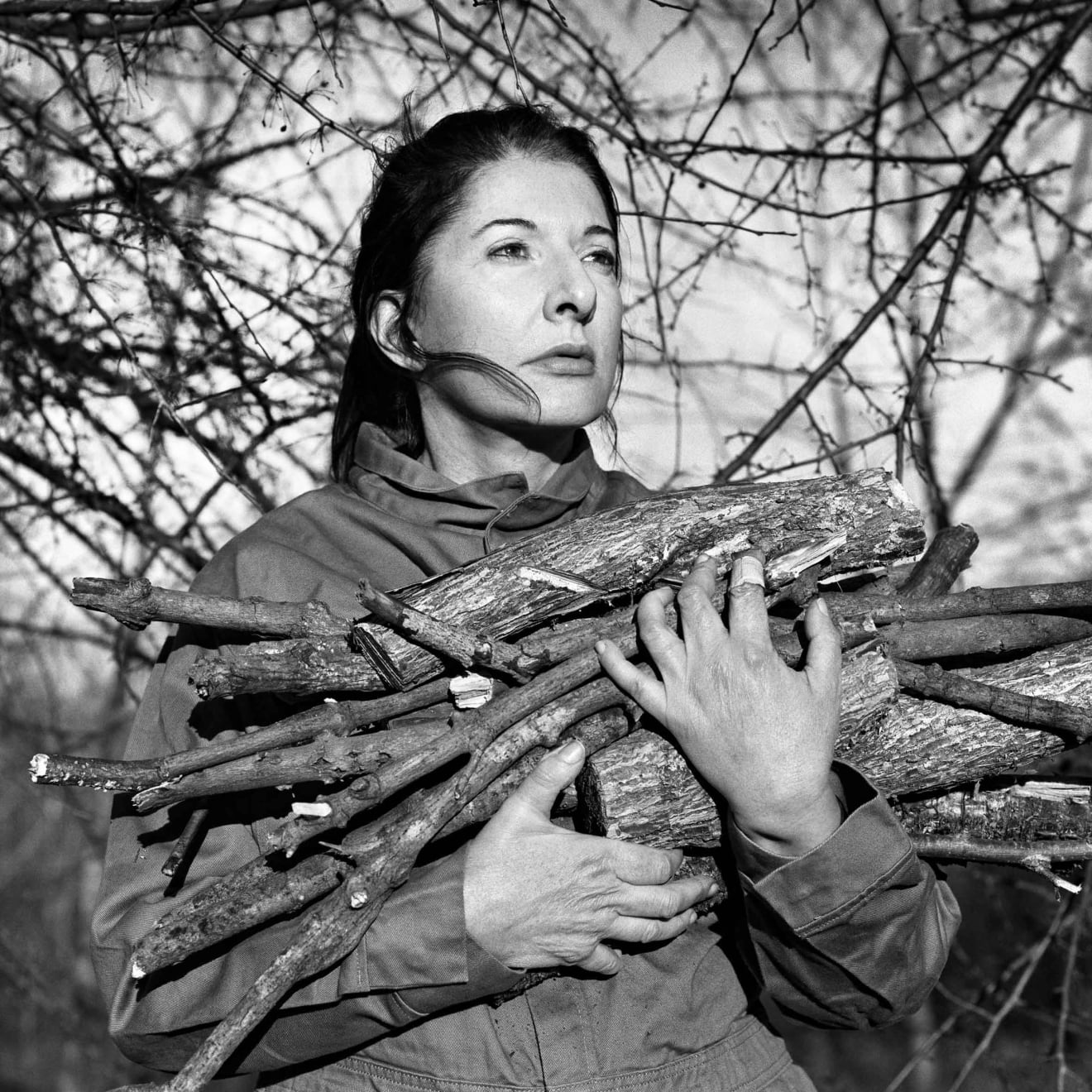 Marina Abramovic, “Portrait with Firewood”, 2009