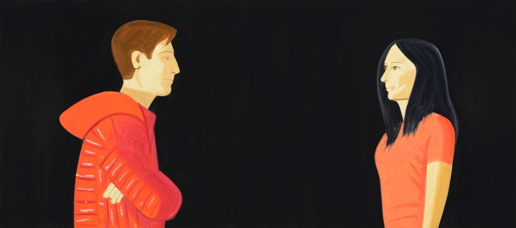 Alex Katz, ¨Jamie and Anna¨, 2014