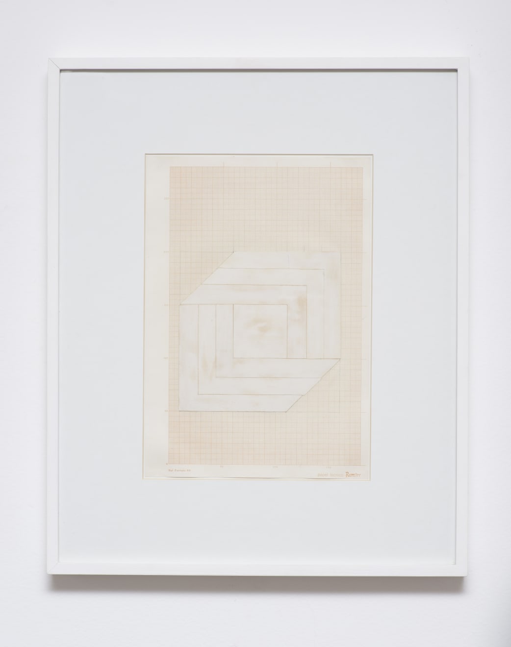 Geraldo de Barros, Sem título, estudo para quadro laminado de plástico, c.1980