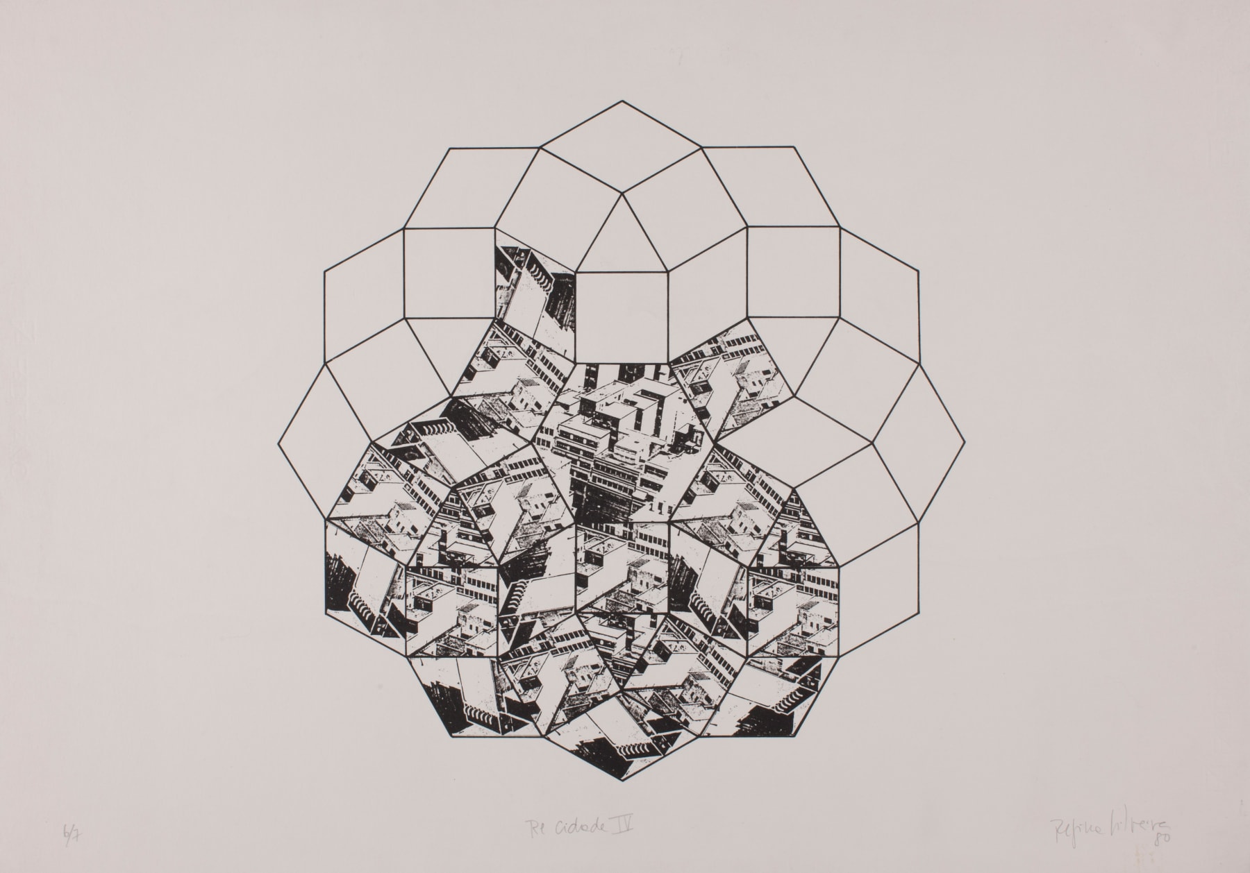 Regina Silveira, Re-cidade IV, 1980