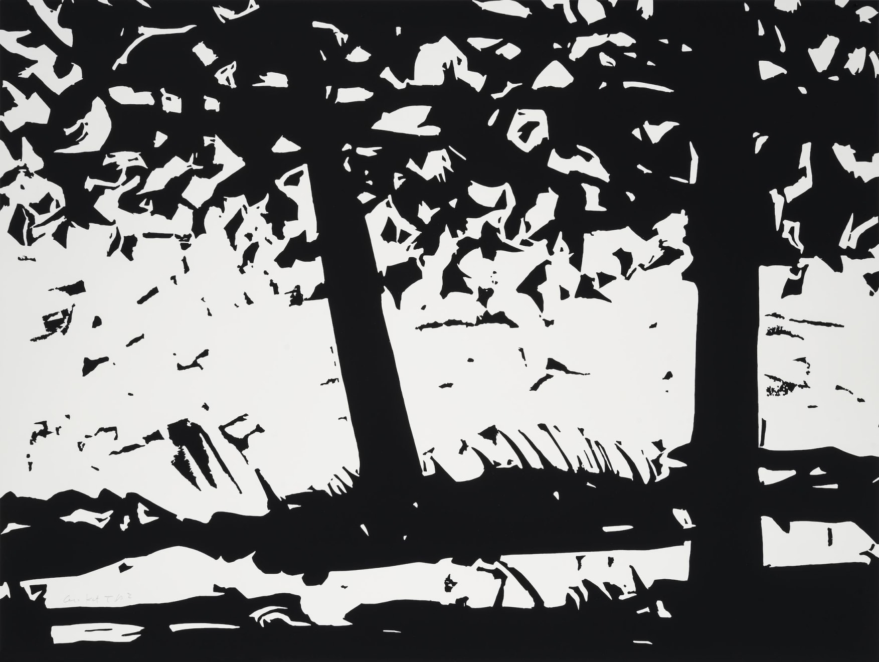Alex Katz, ¨Maine Woods¨, 2013