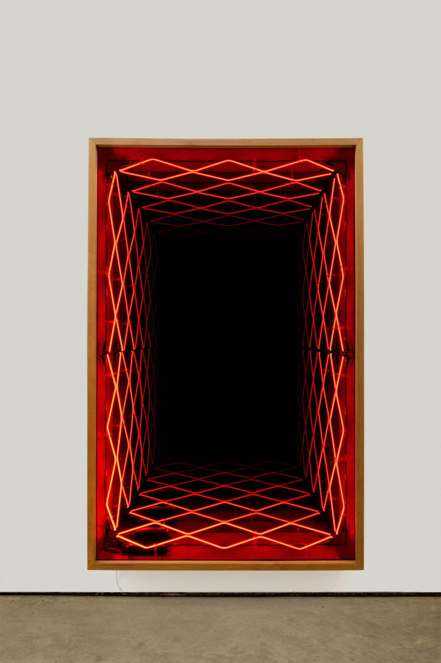 Iván Navarro, Diamante (Vermelho) | Diamond (Red), 2020