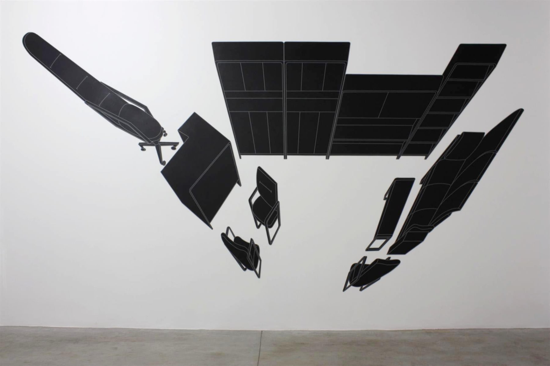 Regina Silveira, “Office Furniture”, 1991/1996