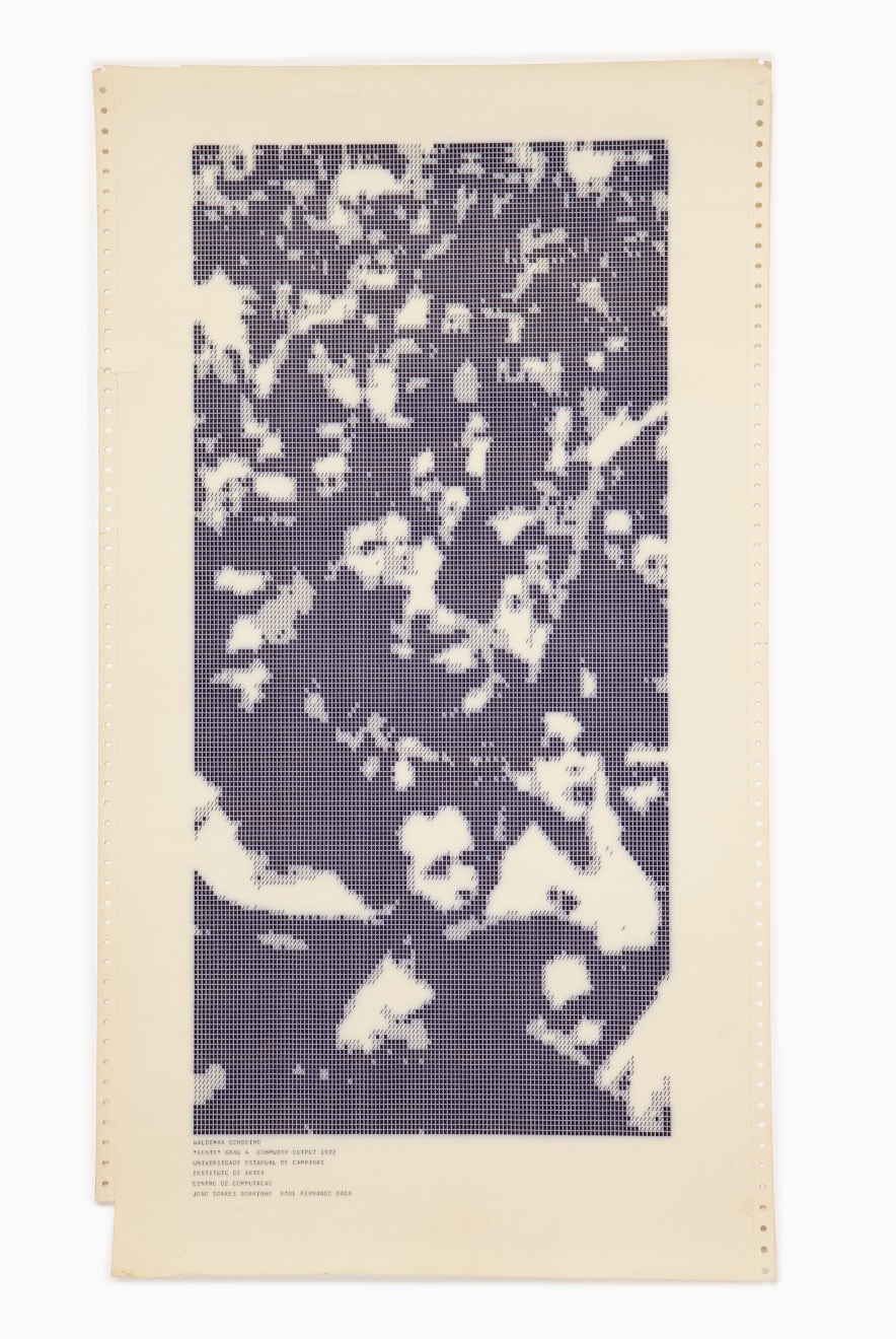 Waldemar Cordeiro, “Gente, Grau 4”, 1972