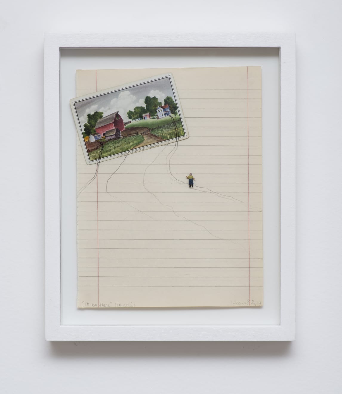 Liliana Porter, To Go There (Ir Alla) , 2017