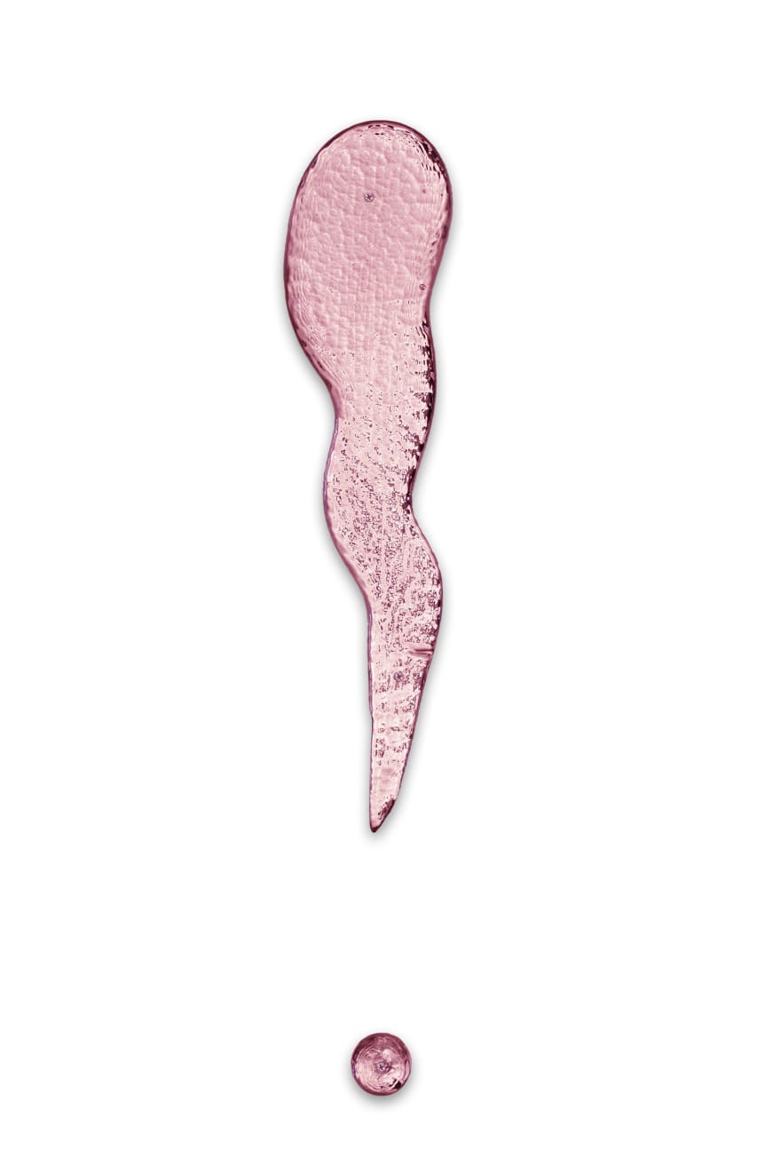 Rob Wynne, “Pink Exclamation”, 2024