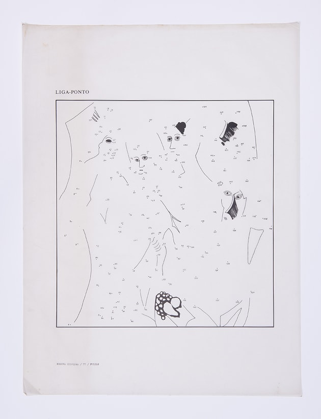 Regina Silveira, “Liga-Ponto” da série 