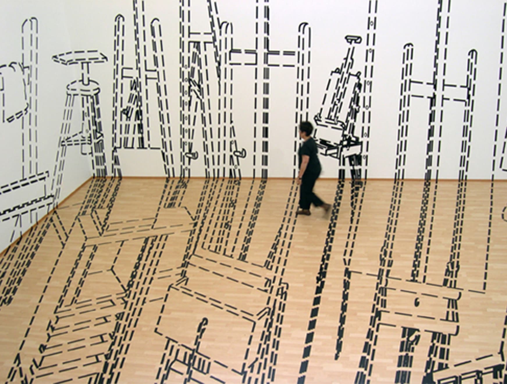 Regina Silveira, “Desaparência”, 2004