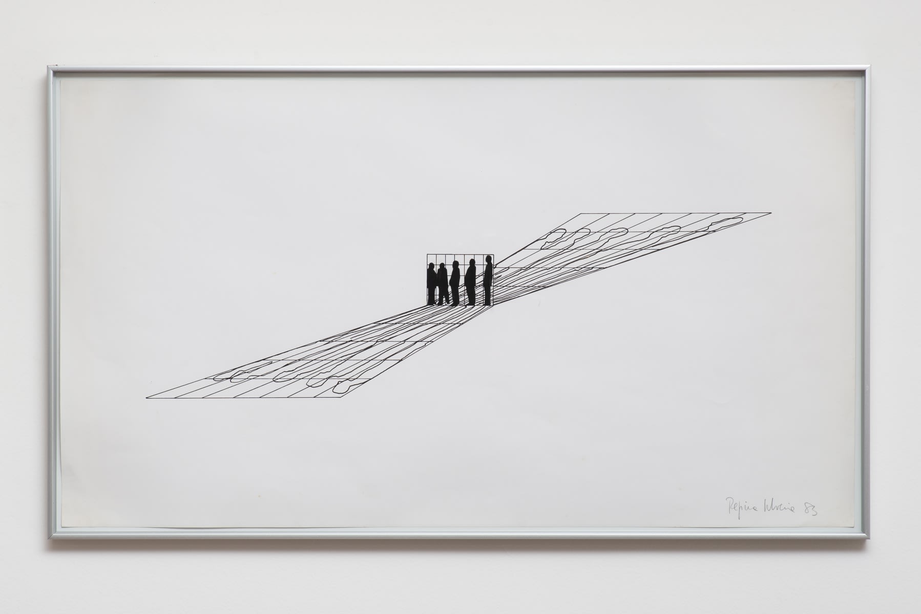 Regina Silveira, O Abraço, 1983