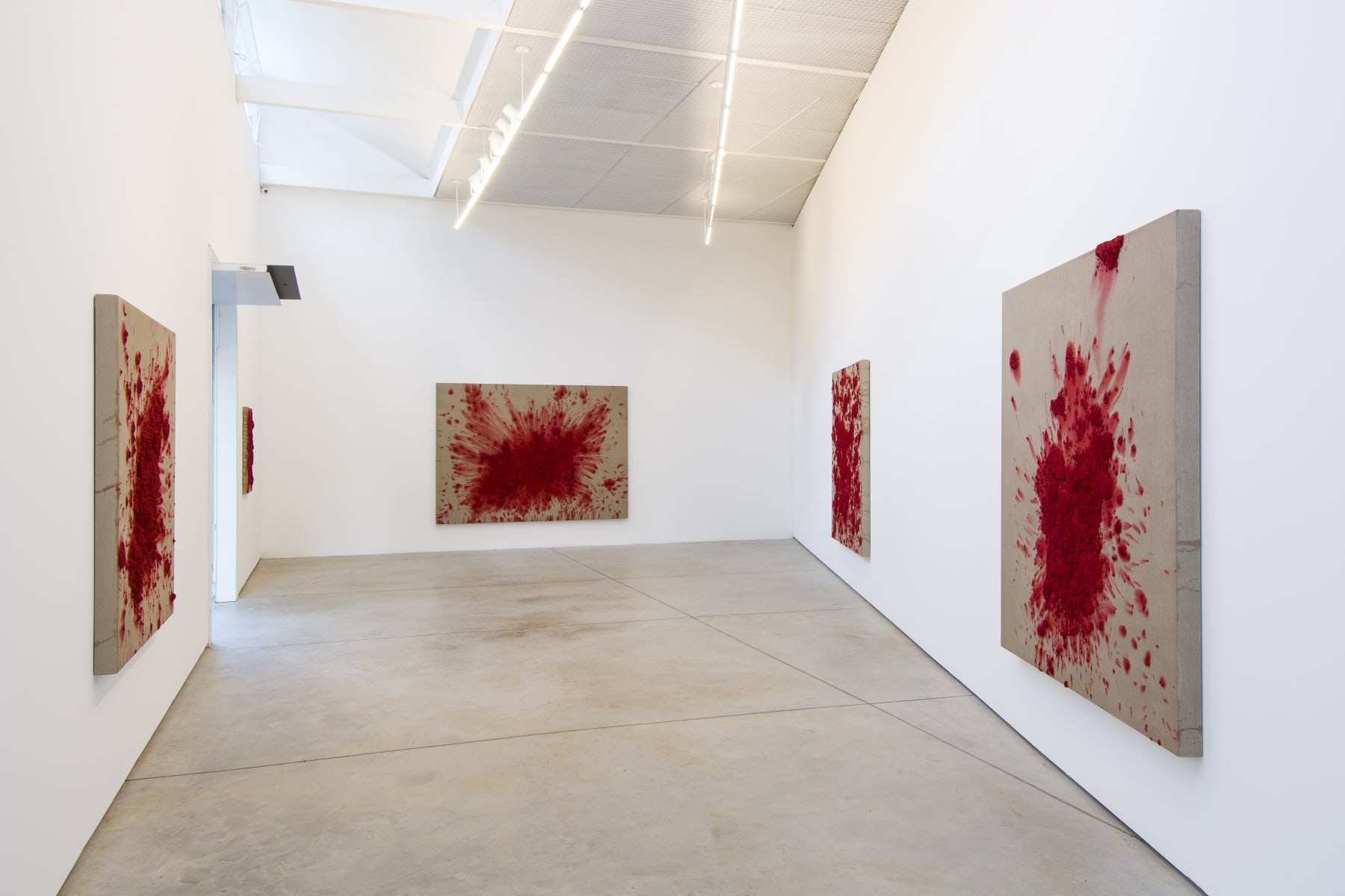 Bosco Sodi, vista da exposição