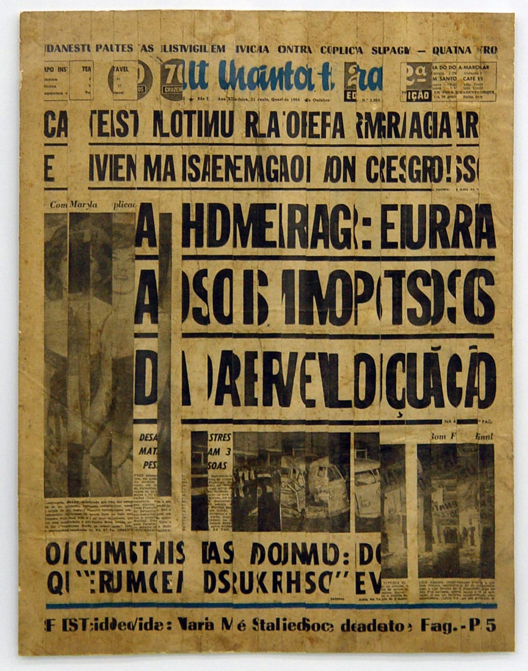Waldemar Cordeiro, Jornal, 1964