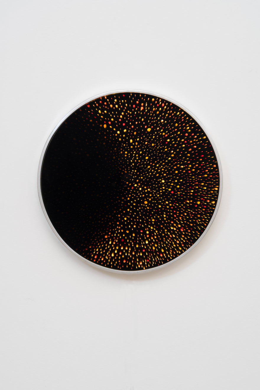 Iván Navarro, Eclipse (Yellow to Red), 2022