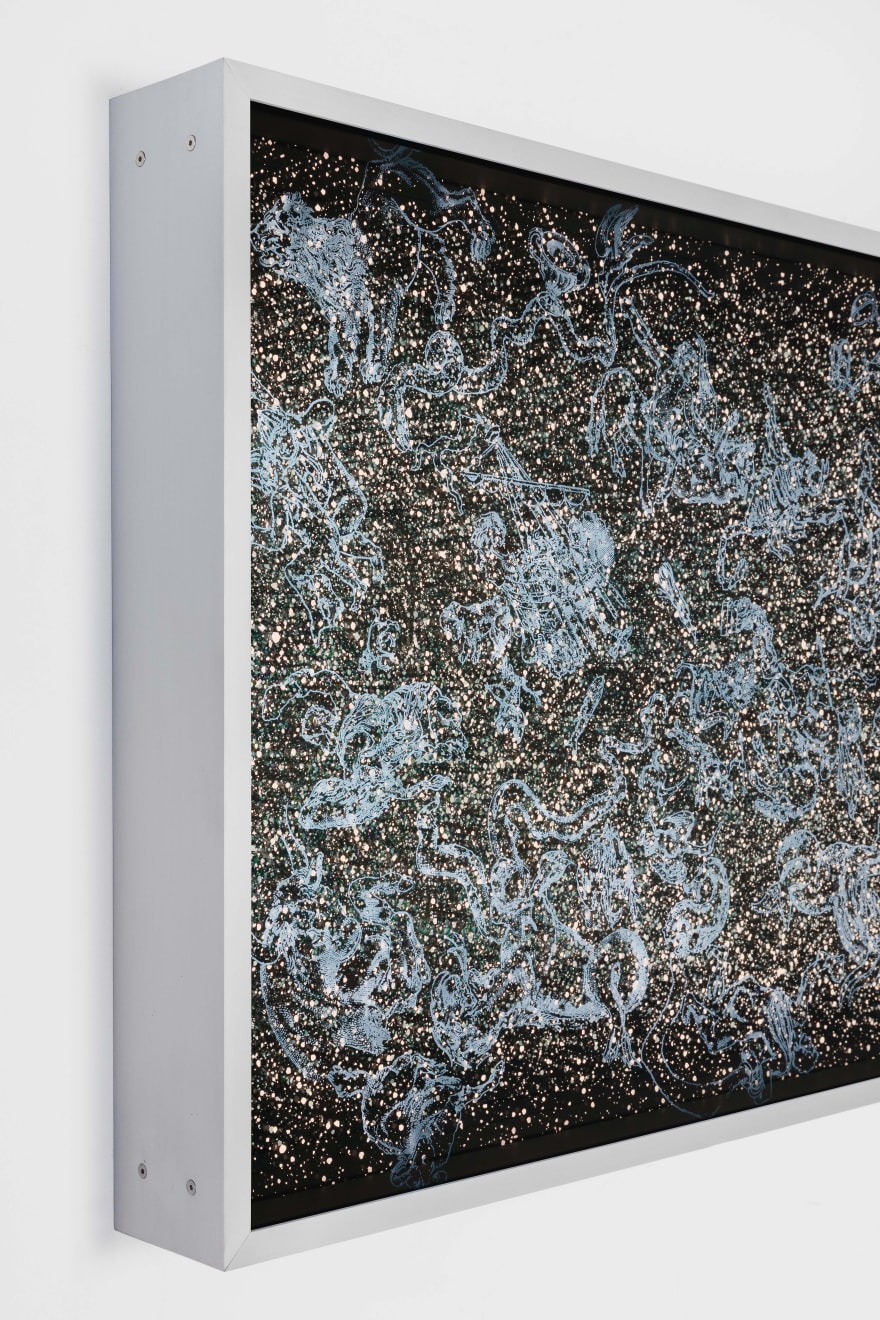 Iván Navarro, “Zodiac Constellations”, 2024