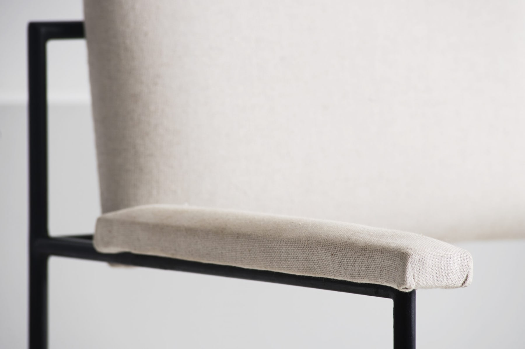 Geraldo de Barros, “Iron single armchair, manufactured by Unilabor”, 1955