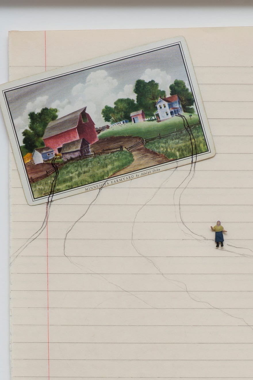 Liliana Porter, To Go There (Ir Alla) , 2017