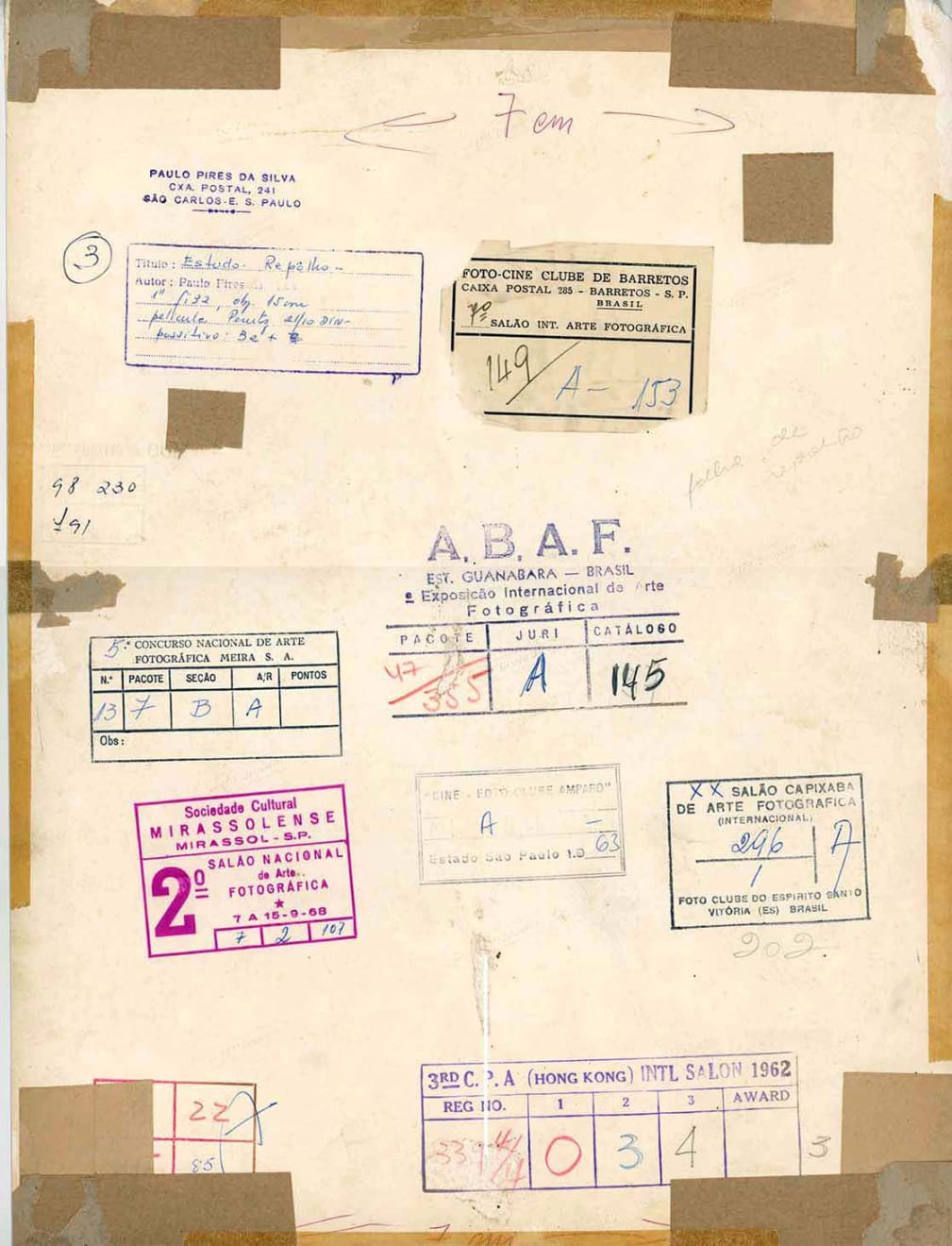Paulo Pires, Estudo Repolho, 1963