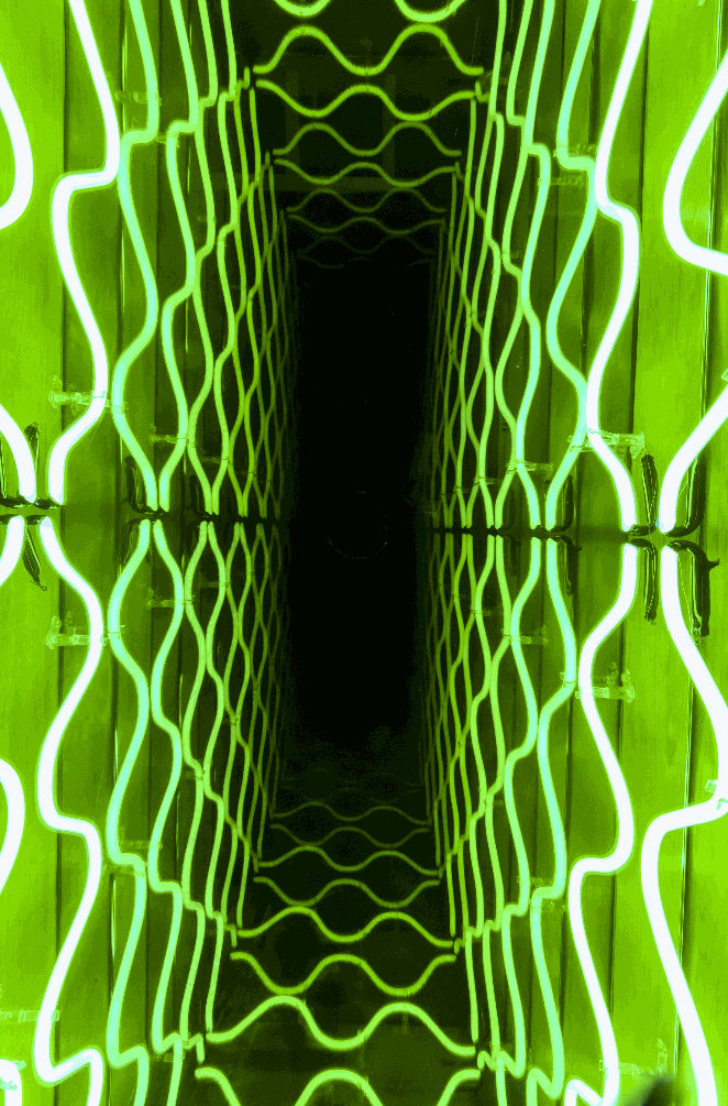 Iván Navarro, Onda (Verde) | Wave (Green), 2020