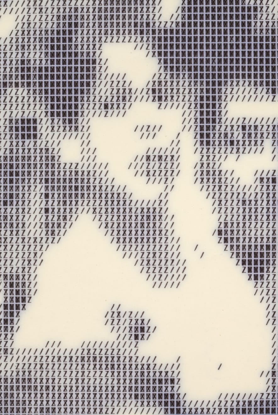 Waldemar Cordeiro, “Gente, Grau 4”, 1972