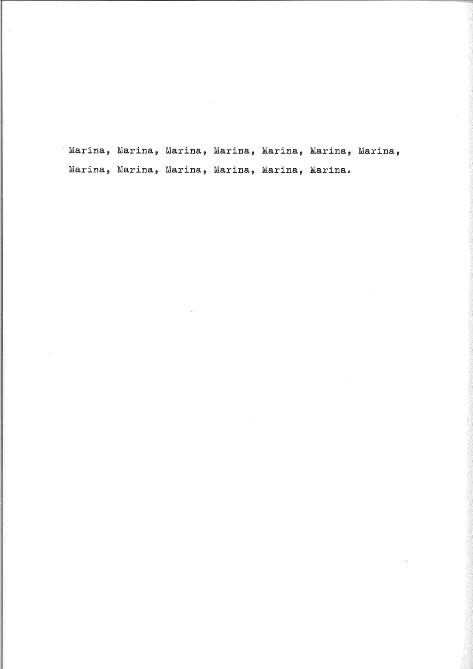 Marina Abramovic, 97 Pisama / 97 Letters, 2008