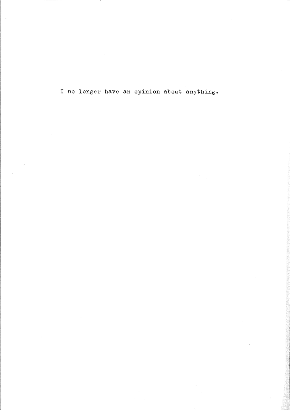 Marina Abramovic, 97 Pisama / 97 Letters, 2008
