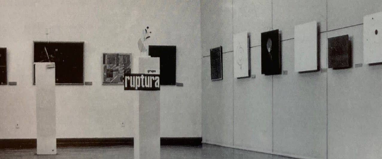 View of Ruptura exhibition at the São Paulo Museum of Modern Art. 1952