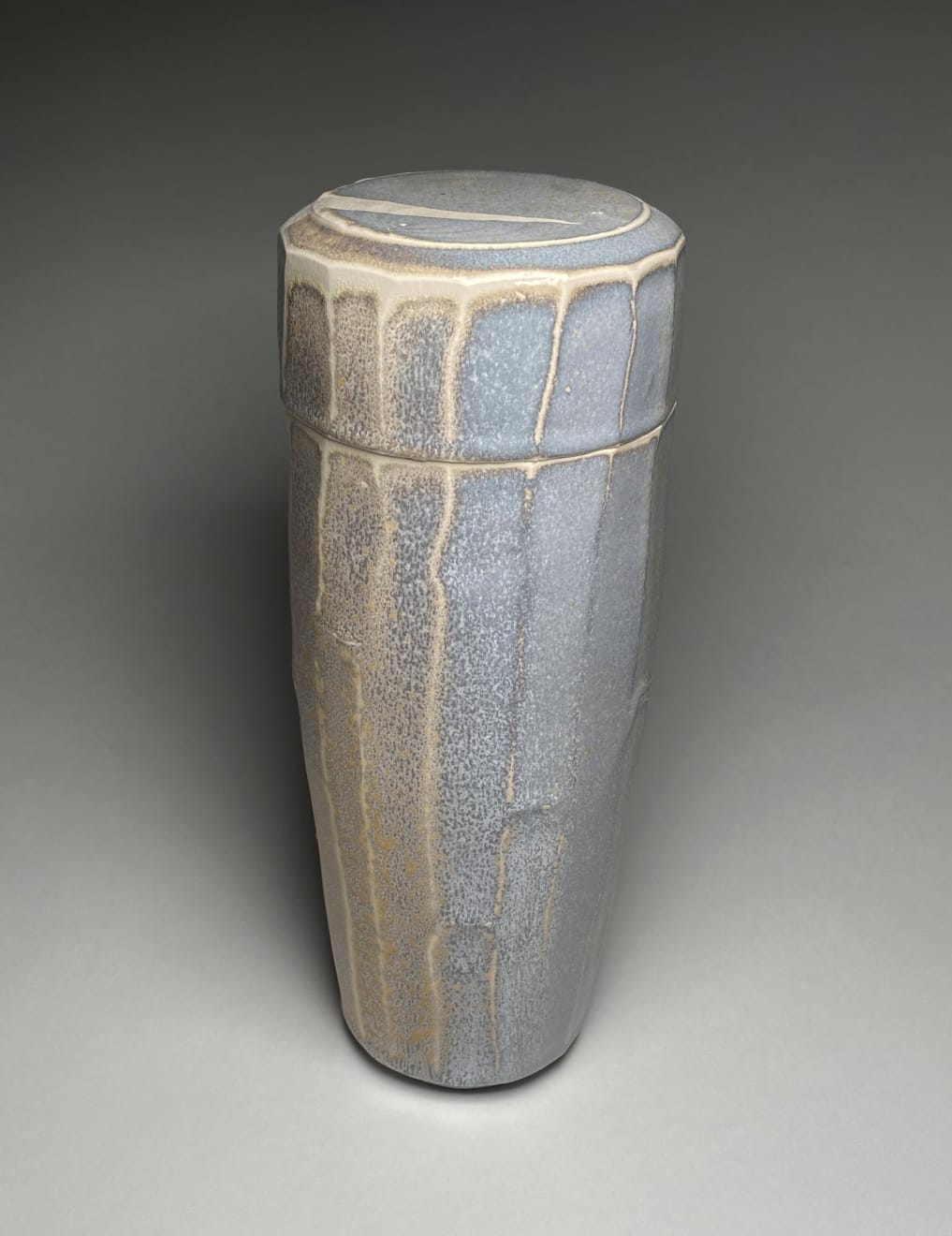 James Herring, Faceted Covered Jar, 2020