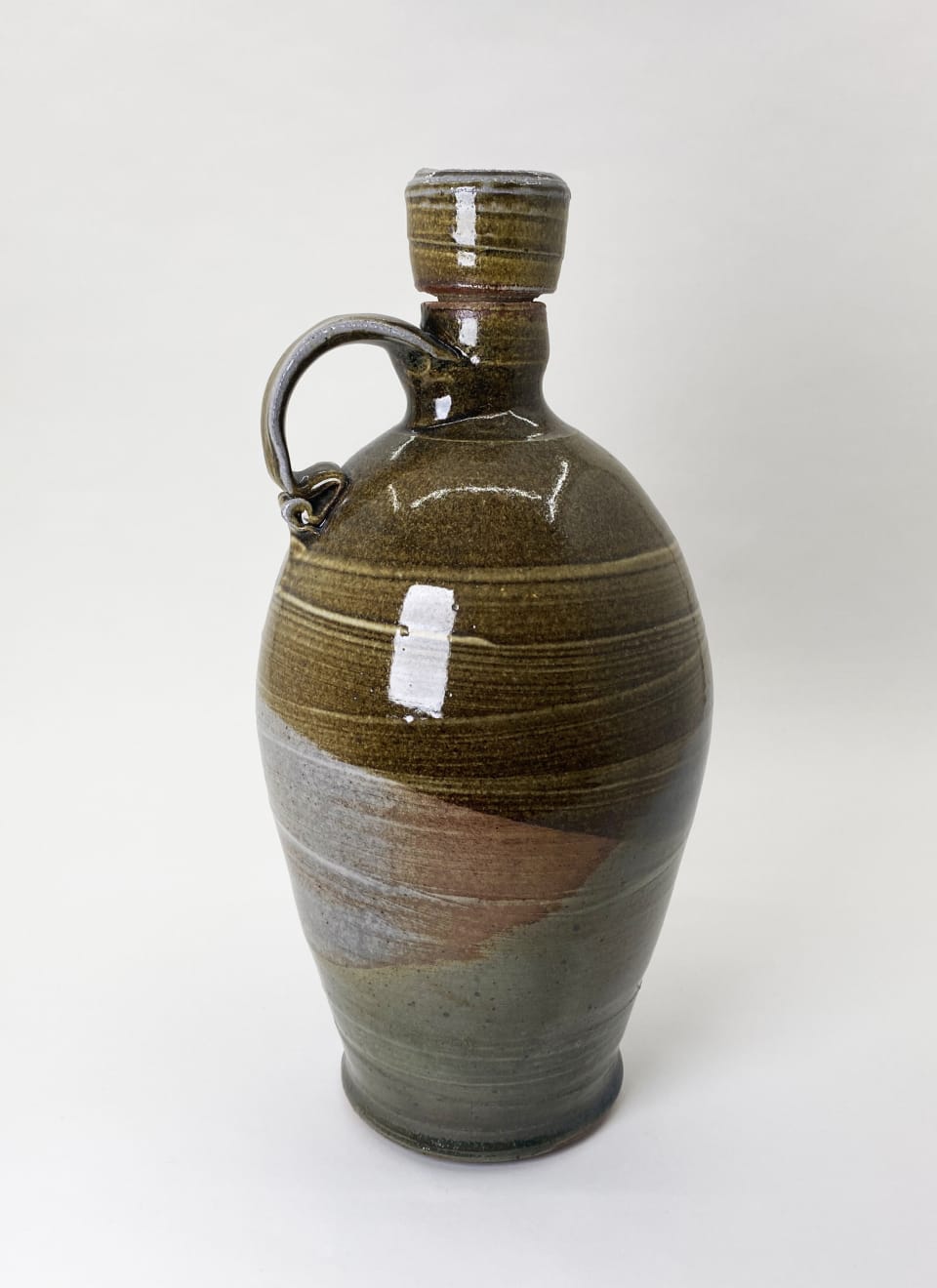 James Herring, Amber Stopped Jug, 2020