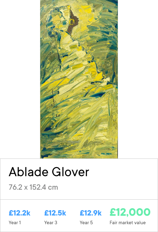 Ablade Glover, Green Profile, 2020