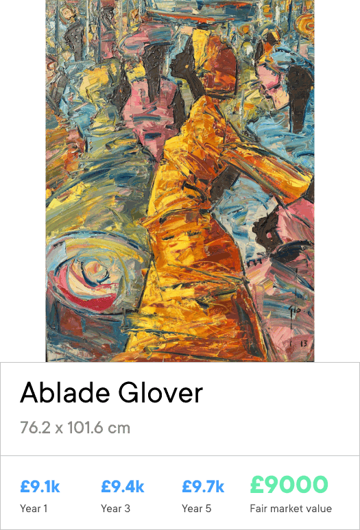 Ablade Glover, Orange and Pink Profiles, 2014