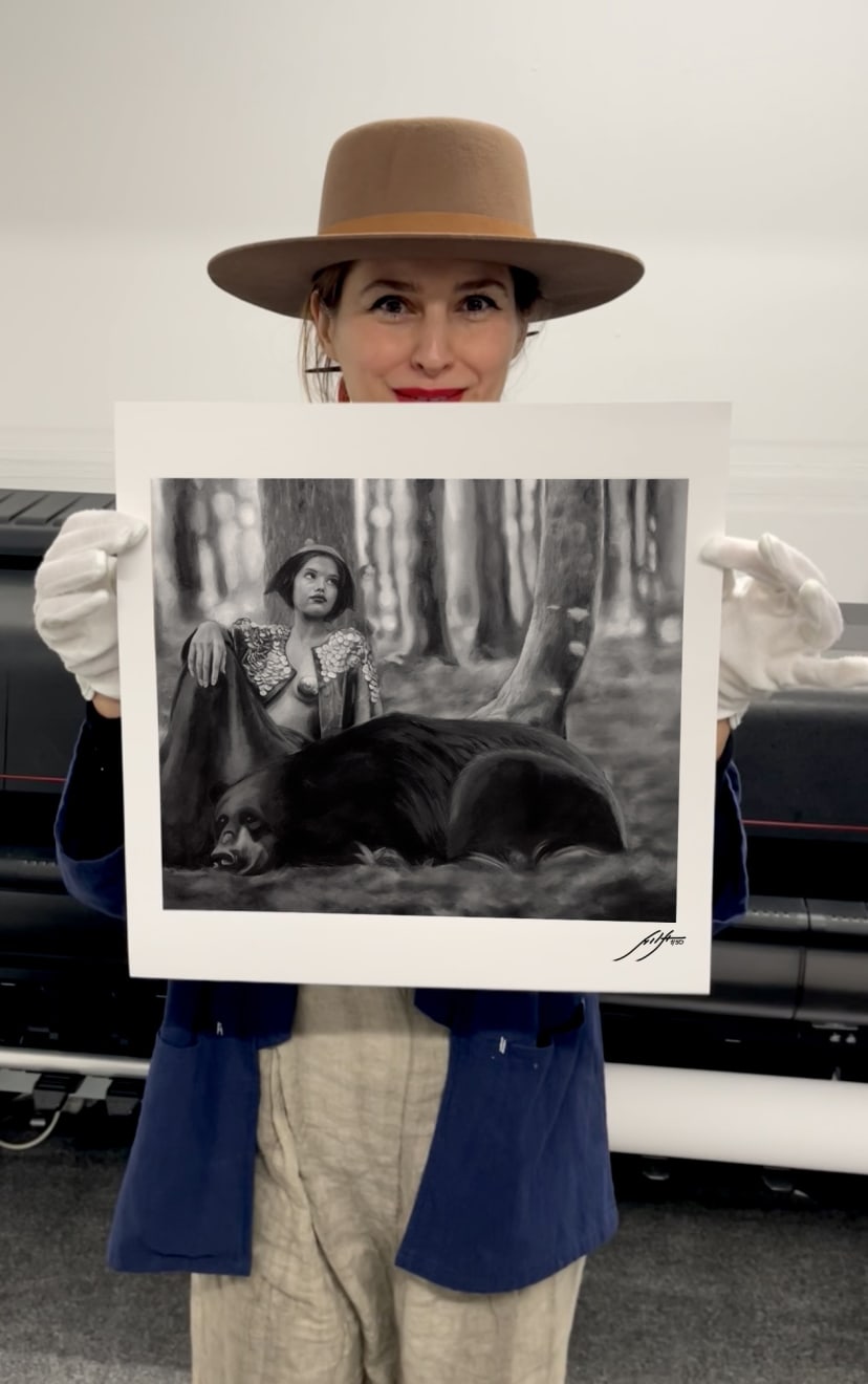 'Safe and Sound' Limited Edition Print. Medium, 2024