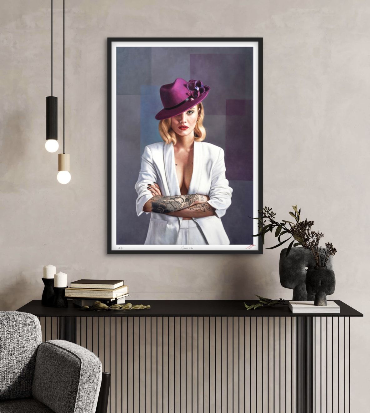 'Game On' Limited Edition Print. Large , 2025